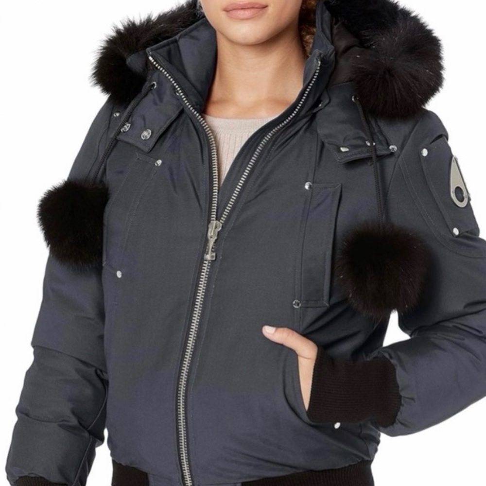 Moose Knuckles Debbie Puffer Granite Women’s Coat